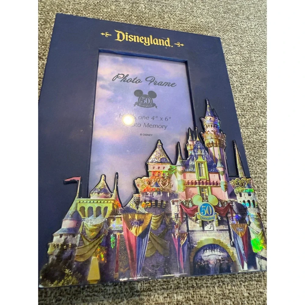 Disneyland photo frame 50 year celebration 4 x 6‎ photos Castle